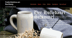Desktop Screenshot of buchbergbuehne.de